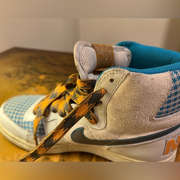 Vintage Nike Hightop Houndstooth Court Force - Picture 8 of 9
